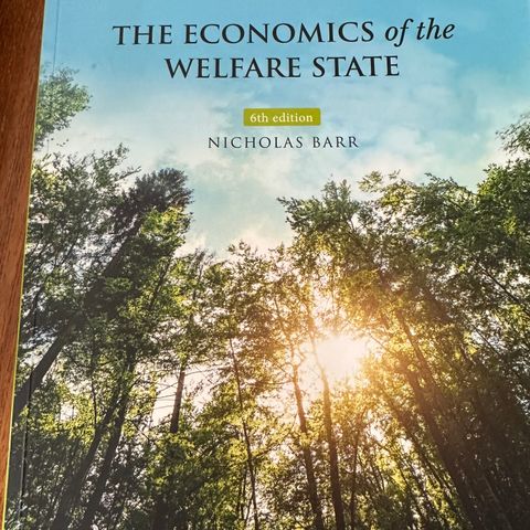 The Economics of the Welfare State - 6th edition - Nicholas Barr