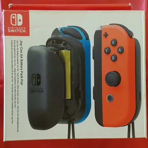 Joy-con AA battery pack pair til Nintendo switch.