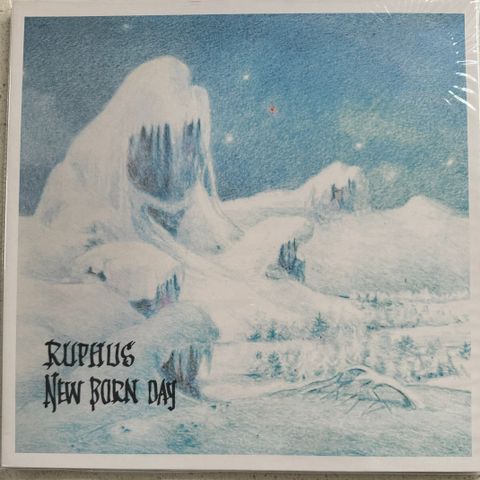 Ruphus - «New Born Day» Ltd. Blå gj.siktig vinyl Mint
