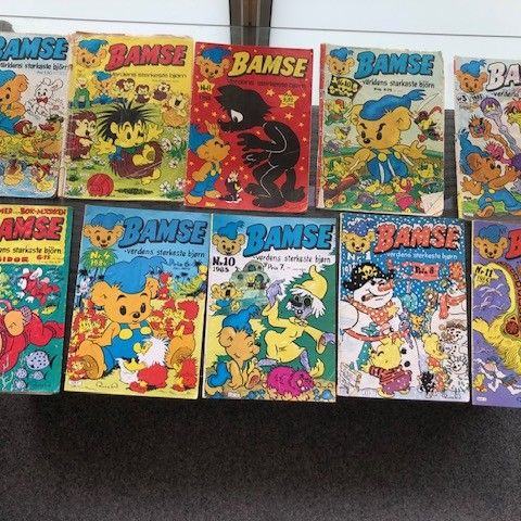 10 Bamse blader selges