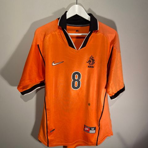 Nederland hjemmedrakt 1998 #8 Bergkamp