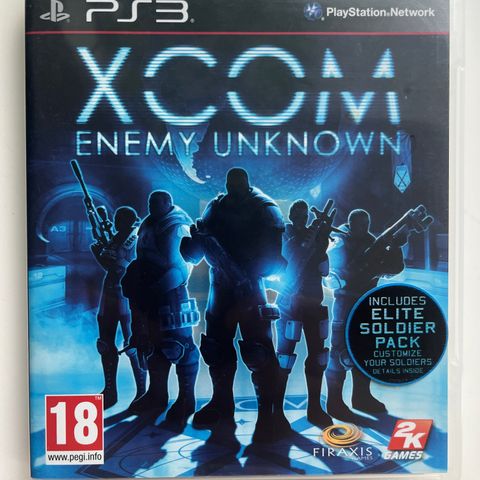 Ps3 spill XCOM ENEMY UNKNOWN