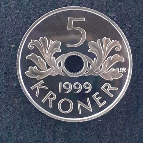 5 KRONER 1999 ** PROOF **