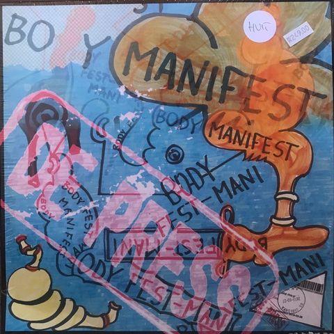 De Press - «Body Manifest» Ltd hvit vinyl forseglet