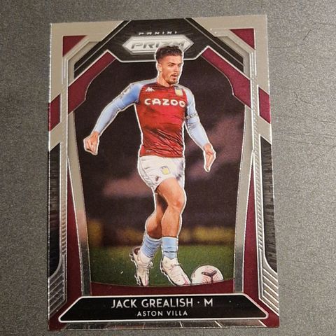 Jack Grealish Aston Villa 2020-21 Panini Prizm Premier League