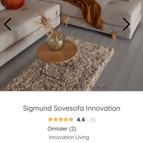 (Reservert) Smart og elegant daybed/sovesofa fra danske Innovation Living