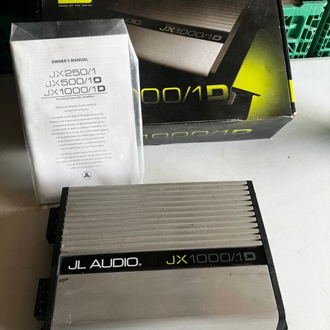 JL AUDIO JX1000/1D -JBL P1222 Sub