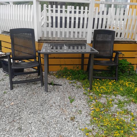 2 stoler og bord