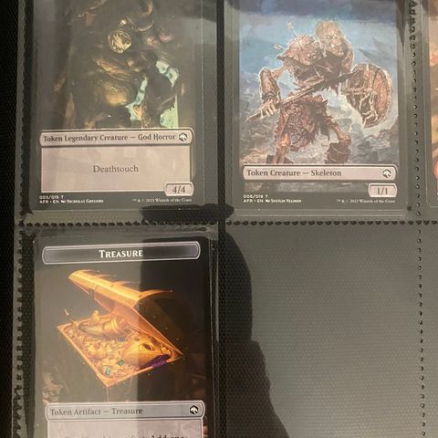 MTG tokens fra D&D Forgotten Realms 20 kr per stk