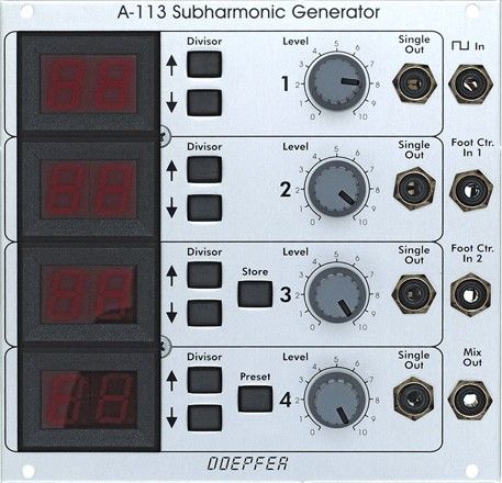 Doepfer A-113 Subharmonic Generator - eurorack oscillator