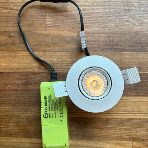 Downlight med dimmer