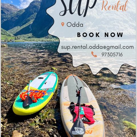 SUP stand up paddle UTLEIE - Odda