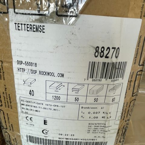 Rockwool tetteremse