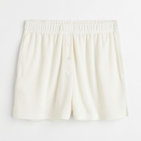 Frotteshorts fra H&M