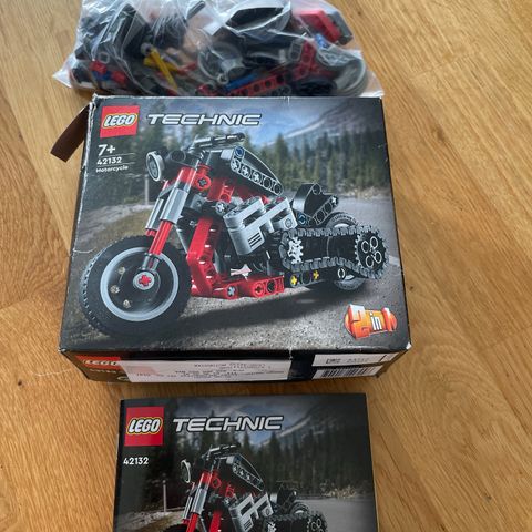 Motorsykkel Lego technic 7+