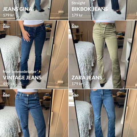 7 stk jeans dame