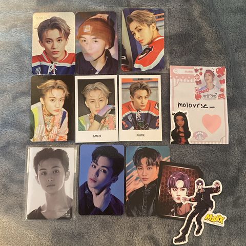 Nct mark Kpop photocards