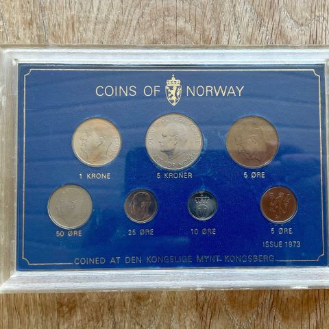 Myntsett 1973, Coins of Norway