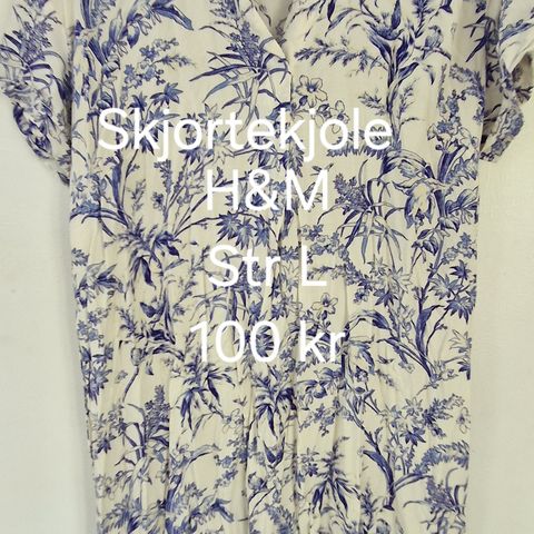 Kjole fra H&M,t-skjortemodell