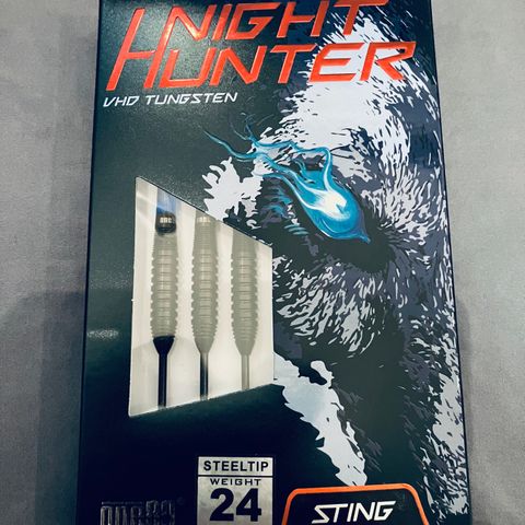 One80 Night Hunter Sting Darts - 90% Tungsten 24 Gram