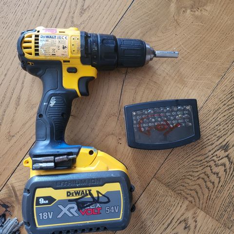 Dewalt kraftig batteri