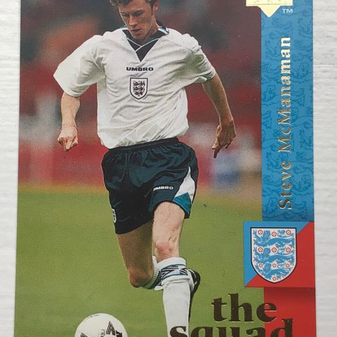 Fotballkort Steve McManaman Upper Deck England 1998 (The Squad) Nr.14