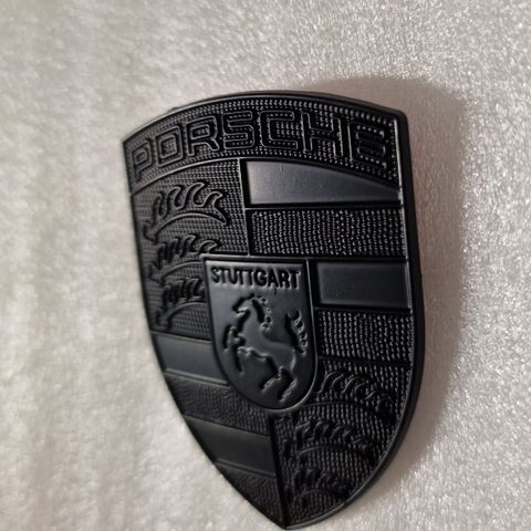Panser Emblem Porsche Svart