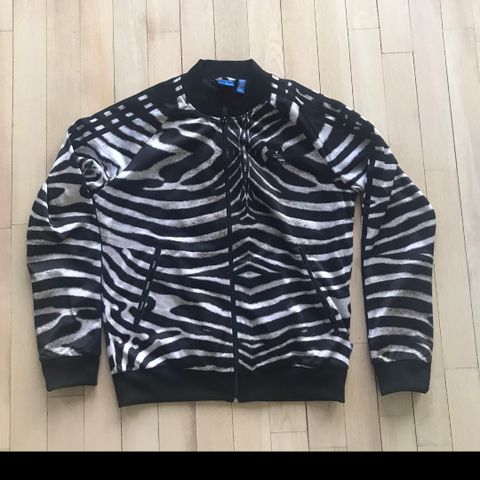 Adidas bomber zebra print