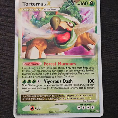 Pokemon kort - Torterra Lv.X Promo DP09