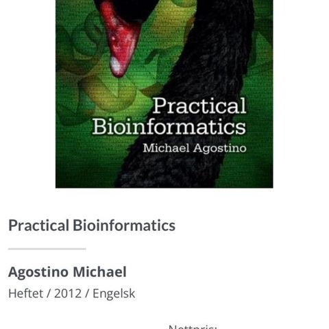 Practical bioinformatics