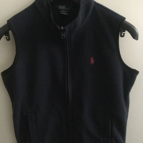 Polo Ralph Lauren, fleece vest med lommer, str 10-12år