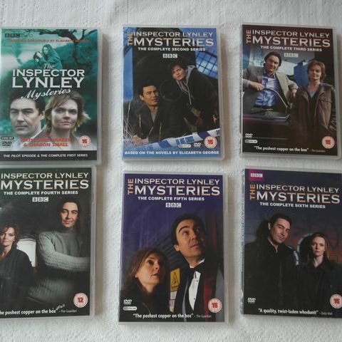 The Inspector Lynley Mysteries -Komplett Series 1-6 på 12 DVD -BBC