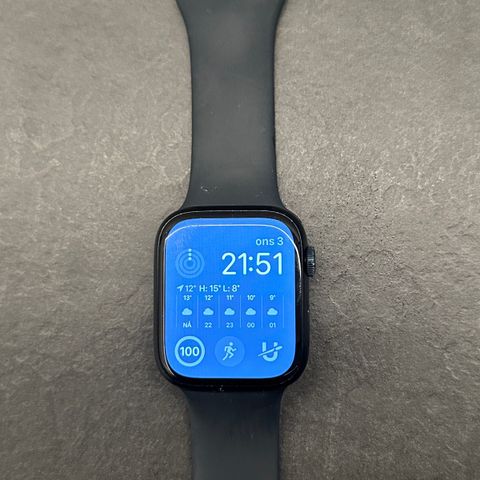 Apple Watch 45mm sort