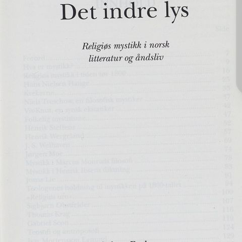 Oddmund Hjelde : Det indre lys . Solum forlag