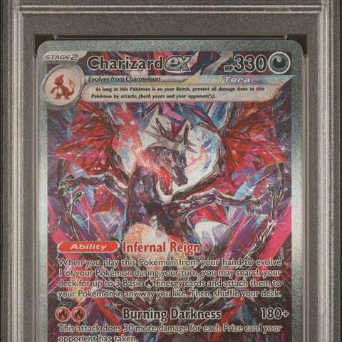 Pokemon - Charizard EX #234 PSA 10 ENGELSK