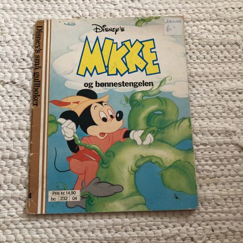 Disney’s små gullbøker Mikke og Bønnestengelen pocket bok