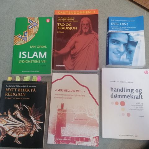 Pensumlitteratur for livssyn, religion, KREL og religionsvitenskap