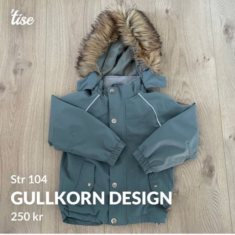 Gullkorn design str 104. Jakke