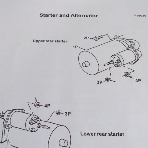 Starter Peninsular starter 6.5 l diesel