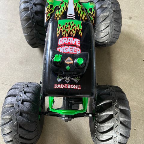 Grave Digger Monster Jam stor fjernstyrt bil