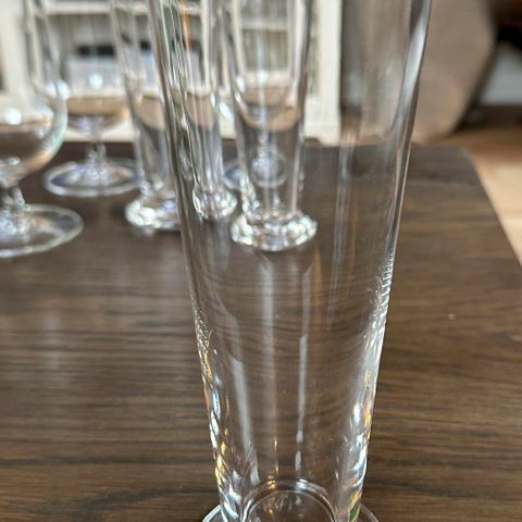 6 fine glass (ølglass/longdrinkglass) - selges samlet