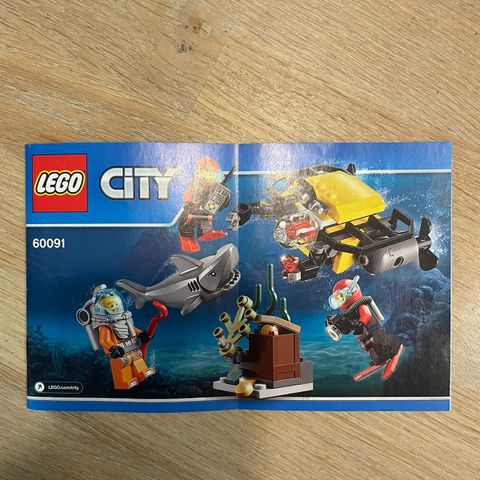 Lego 60091 Deep Sea Starter Set - 100% komplett