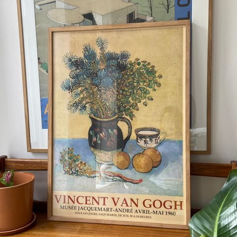 Trykk Van Gogh-utstillingsplakat 50x70 cm