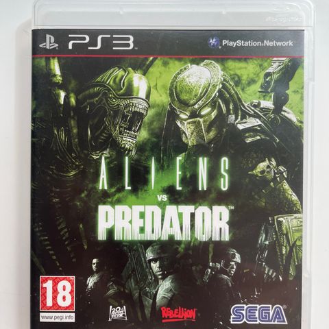 Ps3 spill ALIENS VS PREDATOR sega