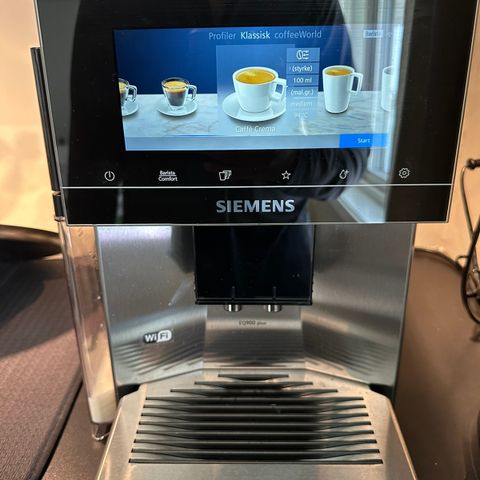 Siemens EQ900 plus TQ903RZ3 kaffemaskin. Nypris 30000!