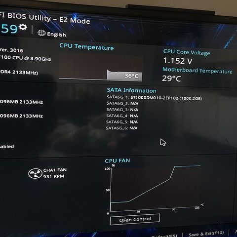 Asus B150M-plus komplett PC