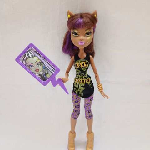 RESERVERT Monster High Clawdeen Wolf dukke