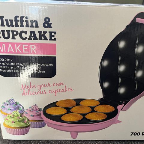 Muffins maker helt ny og waffle bowl og kake form Disney er brukt kun en gang