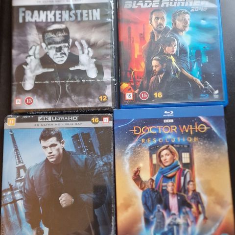 Diverse filmer og serier - Blu-Ray/4K