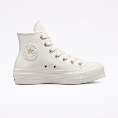 Converse faux leather platforms, strl 38